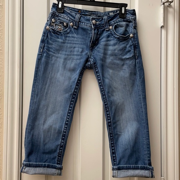 MISS ME DENIM CAPRIS - Picture 2 of 10